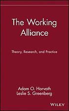 The Working alliance : theory, research, and practice