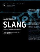 dictionary of slang and unconventional english online