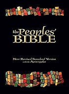 The peoples' Bible : new revised standard version with the Apocrypha