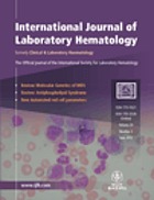 International journal of laboratory hematology.
