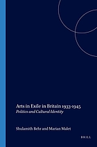 Arts in exile in Britain 1933-1945 : politics and cultural identity