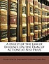 A digest of the law of evidence on the trial of... by Henry Roscoe