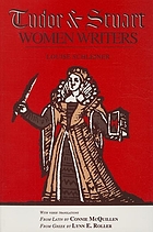 Tudor and Stuart women writers