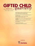 The Gifted child quarterly.