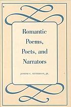 Romantic poems, poets, and narrators