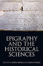 Epigraphy and the historical sciences