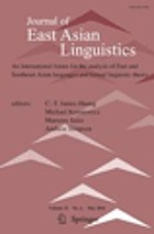 Journal of East Asian linguistics.