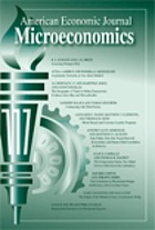 American economic journal, : Microeconomics a journal of the American Economic Association.
