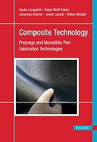 Composite technology : prepregs and monolithic part fabrication technologies