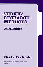 Survey research methods