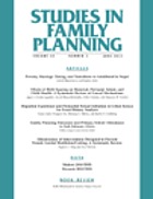 Studies in family planning.