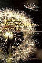 Book cover of Australian weed management systems