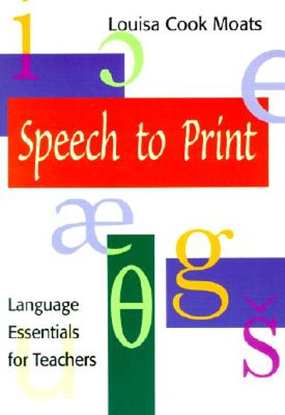 Speech to print : language essentials for teachers | WorldCat.org