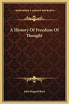 A history of freedom of thought