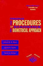 Principles and procedures of statistics : a biometrical approach