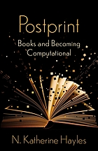 Front cover image for Postprint : books and becoming computational