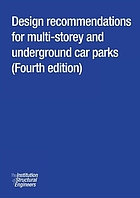 Design recommendations for multi-storey and underground car parks