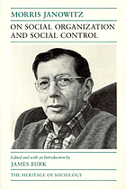 On social organization and social control