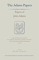 Papers of John Adams. Volume 20 June 1789-February 1791