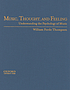 Music, thought, and feeling : Texte imprimé :... 著者： William Forde Thompson