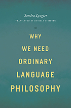 Why we need ordinary language philosophy