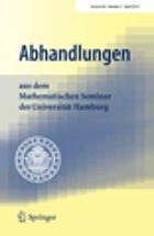 Abhandlungen aus dem Mathematischen Seminar der Hamburgischen Universität