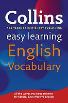 Collins easy learning English vocabulary