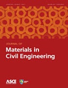 Journal of materials in civil engineering.