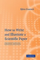 How to write et illustrate a scientific paper