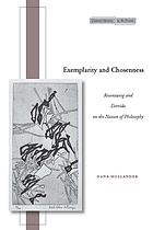 Exemplarity and chosenness : Rosenzweig and Derrida on the nation of philosophy
