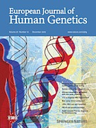 European journal of human genetics : the official journal of the European Society of Human Genetics.