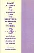 Soviet studies on the Church and Soviet response... by Dimitry V Pospielovsky