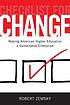Checklist for Change : Making American Higher... door Robert Zemsky