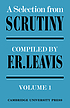 A selection from Scrutiny by  F  R Leavis 