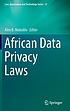 Front cover image for African Data Privacy Laws.