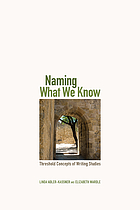 Naming What We Know : Threshold Concepts of Writing Studies