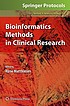 Bioinformatics methods in clinical research Autor: Rune Matthiesen