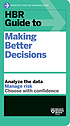 Front cover image for HBR guide to making better decisions