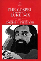 The Gospel according to Luke I-IX