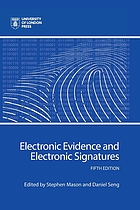 ELECTRONIC EVIDENCE AND ELECTRONIC SIGNATURES.
