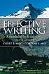 Effective writing : a handbook for accountants by Claire Arevalo May