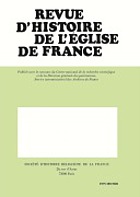 Revue d'histoire de l'Église de France
