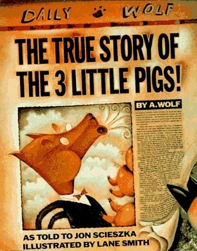 three little pigs book told by the wolf