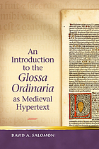 An introduction to the Glossa ordinaria as medieval hypertext