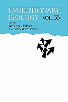 Evolutionary biology. Volume 33