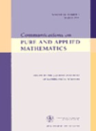 Communications on pure and applied mathematics (En ligne).