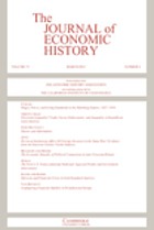 The journal of economic history : the tasks of economic history.