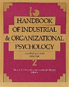 Handbook of industrial and organizational psychology, vol. 2