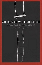 Elegy for the departure and other poems