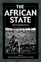 The African state : reconsiderations